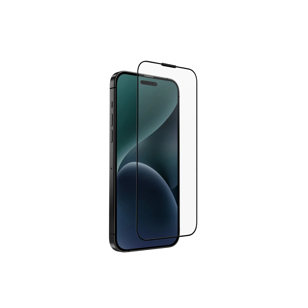 Uniq Apple iPhone 15 Pro Optix Anti Reflective Cam Ekran Koruyucu - Siyah